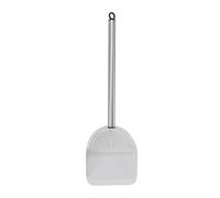 OVAQUIXI Limpiador Eficiente de Largo con Pala para de Gatos de Acero Inoxidable para Cajas de para Mascotas (White)