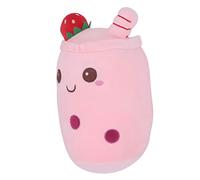 OVAQUIXI Lindo Muñeco de Peluche de Helado, Juguete de Peluche de Algodón Suave para Niños y Adultos, Fácil de Limpiar, Adecuado para Oficinas y Bibliotecas (Pink)