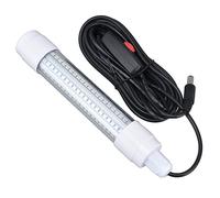OVAQUIXI Luz de Pesca, PC Sumergible Luz de Buscador de Peces Subacuático 126 LED 13W 1000lm AC12 a 36V IP68 Haz de 360 Grados para Pesca Nocturna de Camarones, Calamares y Percas