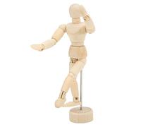 OVAQUIXI Maniquí de Madera para Dibujo, 14 Articulaciones Rotables, maniquí Articulado de Artista, Proporción del Cuerpo Humano, Portátil para Bocetos y Posado, Decoración del Hogar (árbol de