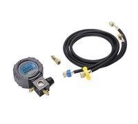 OVAQUIXI Medidor de Colector Digital ABS Medidor de Colector único Digital 0 a 60 Bar 0 a 6000 Kpa con 1 SAE de 4 Pulgadas para HVAC Carga de CA Aspiración Técnicos de Diagnóstico