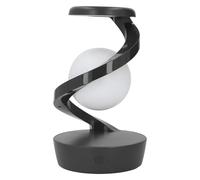 OVAQUIXI Mesita de Noche Lámpara de Mesa LED Bola de Levitación Visual 3D Lámpara de Mesa Moderna e Innovadora para Dormitorio, Sala de Estar, Oficina, Sensor de Onda (GREY)