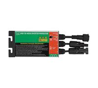 OVAQUIXI Microinversor de Conexión a Red Convertidor de Onda Sinusoidal Pura Compacto y Duradero para Sistemas de Energía Solar Aleación de Aluminio 230V (120W)
