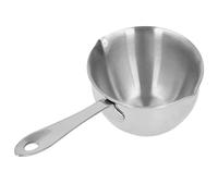 OVAQUIXI Mini Cacerola Calentadora de Mantequilla Cacerola para Leche de Acero Inoxidable 304 de 200 Ml con Boquillas Vertedoras Olla Pequeña para Derretir Mantequilla, Leche con Chocolate y Aceite