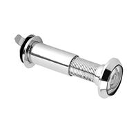 OVAQUIXI Mirilla de Puerta Gran Angular de 220 Grados, con Cubierta de Privacidad Resistente para Seguridad del Hogar, Aleación de Zinc Plateado