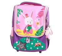 OVAQUIXI Mochila de Dibujos Animados para Niños con Correas de Hombro de | Diseño Reflectante Seguro, Mochila Ligera para Jardín de Infantes, Hebilla de Pecho Antideslizante, Almacenamiento Científico