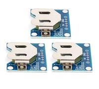 OVAQUIXI Módulo de Soporte de Batería de Botón, Soporte de Celda de Moneda CR2032 Duradero para Placas de Prueba, Paquete de 3 Placas de Montaje de 20mm