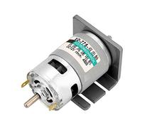 OVAQUIXI Motor DC24V 12V 775 Motor de CC de Doble Eje de Alta Potencia para Automatización Médica en el Hogar y Oficina (12V4500RPM con soporte)