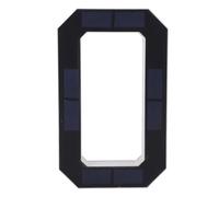 OVAQUIXI Número de Casa Solar ABS PC Signo 9 Pulgadas con Energía Solar Retroiluminada Encendido Automático con Batería de 600 MAh para Puerta de Porche de Pared Exterior