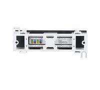 OVAQUIXI Panel de Conexiones CAT6 de 8 Puertos, Liviano y Compacto para una Fácil Conexión en Red en Oficinas y Centros de Datos