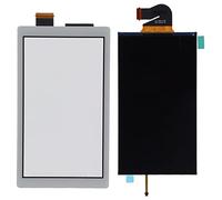 OVAQUIXI Pantalla LCD de Reemplazo para Lite, Piezas de Reparación del Panel de Visualización LCD con Digitalización de Pantalla Táctil (Gris blanco)
