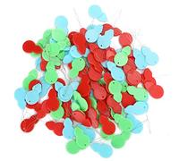 OVAQUIXI Paquete de 100 Enhebradores de Agujas, Herramienta de Costura de Plástico para Bricolaje con Alambre de Acero Chapado en Latón, 5,2 Cm de Longitud, para Coser a Mano y a Máquina,