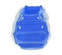 OVAQUIXI Pelota de Burbujas Inflable, Pelota de Fútbol de Burbujas con Parachoques de Cuerpo de PVC Seguro para Niños y Adultos, Diversión Familiar Al Aire Libre (Blue)