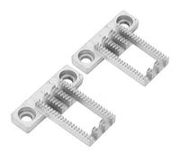 OVAQUIXI Pieza de Máquina de Coser Feed Dog, Material de Hierro, 2 Piezas, Compatible con Modelos 1408 1409 2250 2263 2273 8280 1507 y, Fácil Instalación