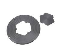 OVAQUIXI Placa Adaptadora de Inducción, Difusor de Calor, Placa de Conducción de Calor Extraíble para Estufa de Gas, Aleación de Aluminio, Adecuada para Cocinar a Diario