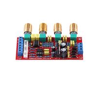OVAQUIXI Placa de Control de Preamplificador HiFi NE5532, Kit de Ajuste de Tono Compacto para Grabación de Audio, 100x43,5mm (Tablero Terminado)
