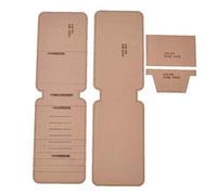 OVAQUIXI Plantilla de Billetera de Acrílico Transparente para Teléfono, con Película Protectora para Hacer Bolsos DIY, 17x10x3 Cm
