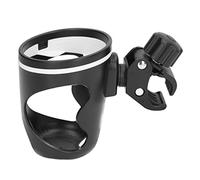OVAQUIXI Portabotellas para Cochecito, Portavasos Giratorio Ajustable y Estable para Taza de, Plástico ABS