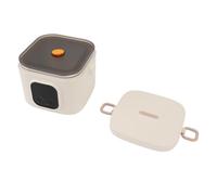 OVAQUIXI Recargable 800ml 304 Acero Inoxidable Calienta Comidas con Batería Incorporada de 14000mAh Portátil para Trabajo Coche Camión Adultos