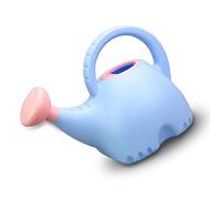 OVAQUIXI Regadera para Niños, Hervidor de Agua de Plástico con Forma de Elefante de 1,5 L, Herramienta de Jardinería Ligera y Divertida para Niños Que Aprenden Al Aire Libre (Blue)