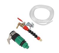 OVAQUIXI Rociador de Agua para Quitar Polvo de Máquina Cortadora, Accesorio de ángulo de Cobre de Acero Inoxidable con Manguera de Agua de 5 M, Accesorio de Nebulización de Junta Universal para