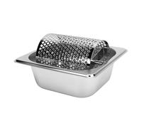 OVAQUIXI Rodillo de Mantequilla de Acero Inoxidable para Plancha, Rueda Uniforme para Untar Mantequilla para Barbacoa, Parrilla de Camping, Dispensador de de Pan de Pan de Acero Inoxidable 304 para