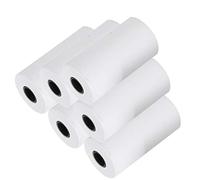 OVAQUIXI Rollos de Papel Térmico 57x30mm, Impresión Clara y Almacenamiento Prolongado para POS de Impresora Pequeña, Práctico y Económico, 2 Cajas Total 6 Rollos