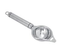 OVAQUIXI Separador de Yema de Huevo de Acero Inoxidable con Orificio para Colgar y Galleta de Huevo, Colador de Claras de para Separación de Huevos de Cocina