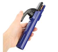 OVAQUIXI Soporte de Electrodo de Soldadura de Cobre Aislado, Abrazadera No Conductora de 300A para un Uso Seguro de Soldadura, Ergonómico Azul