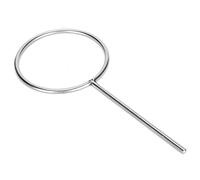 OVAQUIXI Soporte de Laboratorio de Acero Inoxidable, Anillo Resistente a la Corrosión, Ligero con Múltiples Tamaños para Bancos de Pruebas Biológicas y Químicas, Vasos de Precipitados y (120mm)