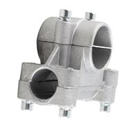 OVAQUIXI Soporte de para Desbrozadora 26/28mm Aluminio (Soporte de | Aleación de Aluminio Antióxido, Ajuste para Tubo de 26mm 28mm, Manillar de 19mm, Ajuste para Desbrozadora y Recortadora,