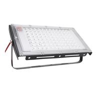 OVAQUIXI Tablero de Luz de Inundación LED para Exteriores IP66 de 100W con Abrazadera/soporte de Cocodrilo para Cortes de Energía