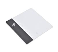 OVAQUIXI Tablero de Luz LED Ultra Fino con Brillo Ajustable y Protección Ocular, Base Antideslizante para Calcar Caligrafía y Arte de Animación (Papel, ABS)