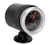 OVAQUIXI Tacómetro Panel de Fibra de Carbono de 52 Mm Medidor de RPM 0-8000 para Motores de 4, 6 y 8 Cilindros