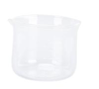 OVAQUIXI Taza de Concentración de café, Taza Medidora de Vidrio de Borosilicato de 3 Oz y 100 Ml con Boquilla en Forma de V, para Preparación de café Expreso con Leche y Capuchino