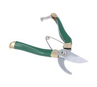 OVAQUIXI Tijeras de Podar de Jardín, Tijeras Florales de Acero Al Carbono de 0,6 Pulgadas de Capacidad, Resorte en Forma de V, Ergonómico, Resistente a la Oxidación para Jardineros que Cortan Flores