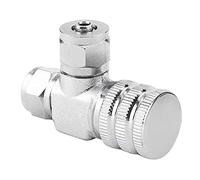 OVAQUIXI Válvula de Aguja Regulador de CO2 de Acero Inoxidable Accesorio de Contador de Burbujas Micro Válvula Dosificadora de Doble Cabezal 02 para Manguera de Acuario Control de Flujo Preciso (#2)