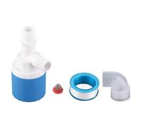 OVAQUIXI Válvula de Flotador Automática Válvula de Control de Nivel de Agua de Entrada Superior de Nailon 0,2 a 10 Kg Apagado Automático para Tanque de Agua Torre de Calentador de Solar Uso en (1/2")