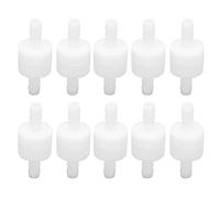 OVAQUIXI Válvula de Retención, Válvula Unidireccional de PE para Bomba de Sumidero, Evita el Reflujo, Ideal para Alimentos, Bebidas y Equipos Médicos (6mm blanco)