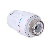 OVAQUIXI Válvula Termostática de Latón para Radiador, Control de Temperatura Confiable para un Calentamiento de Agua Eficiente, Adecuada para Uso Doméstico y Comercial, 1 Pieza (disipador de calor)