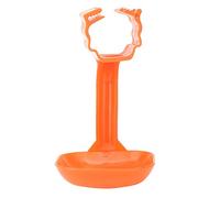 OVAQUIXI Vasos Bebedero para Pollo ABS Bebedero para Aves Paquete de 10 6,5 X 6,5 X 13, Cm Vasos de Agua Colgantes con Brazo Doblado para Pollo Pato Codornices Uso en Gallinero Fácil Recarga