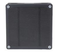 OVAQUIXI Ventilador de Panel Solar Monocristalino, Ventilador de Ventilación Solar de ángulo Ajustable de 3W 6V, Silencioso para Circulación de Aire, con Energía para Gallinero,