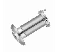 OVAQUIXI Visor de Puerta Gran Angular de 200 Grados con Cubierta de Privacidad Resistente para Puertas de Madera de Seguridad del Hogar (Cepillado)