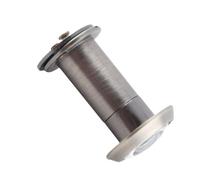 OVAQUIXI Visor de Puerta Gran Angular de 200 Grados con Cubierta de Privacidad Resistente para Puertas de Madera de Seguridad del Hogar (Bronce)