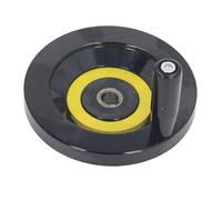 OVAQUIXI Volante de Torno, Plástico de Ingeniería Duradero, Ajuste Preciso para Fresadoras, Tamaño de 16x160 Mm, Incluye Desmontable