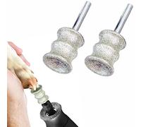 OVATAVO Molinillo y recortador de uñas para perros, herramienta de aseo de uñas para perros Dremel, accesorio de amoladora de uñas de 1/8 pulgadas para perros, gatos y animales pequeños (2 L)