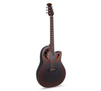 Ovation CE44-RRB Celebrity Elite Mid Depth Reverse Red Burst Electro-Acoustic Guitar