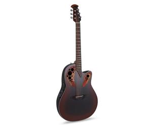 Ovation CE44-RRB Celebrity Elite Mid Depth Reverse Red Burst Electro-Acoustic Guitar