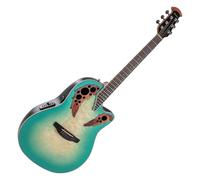 Ovation CE44X-9B-G Celebrity Elite Plus CE44X Mid Cutaway - Manta de madera noble - Mid-depth Lyrachord Body - Mintburst - CE44X-9B-G