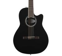 Ovation Celebrity Standard CS24C-5G Guitarra acústica eléctrica clásica de profundidad media, color negro